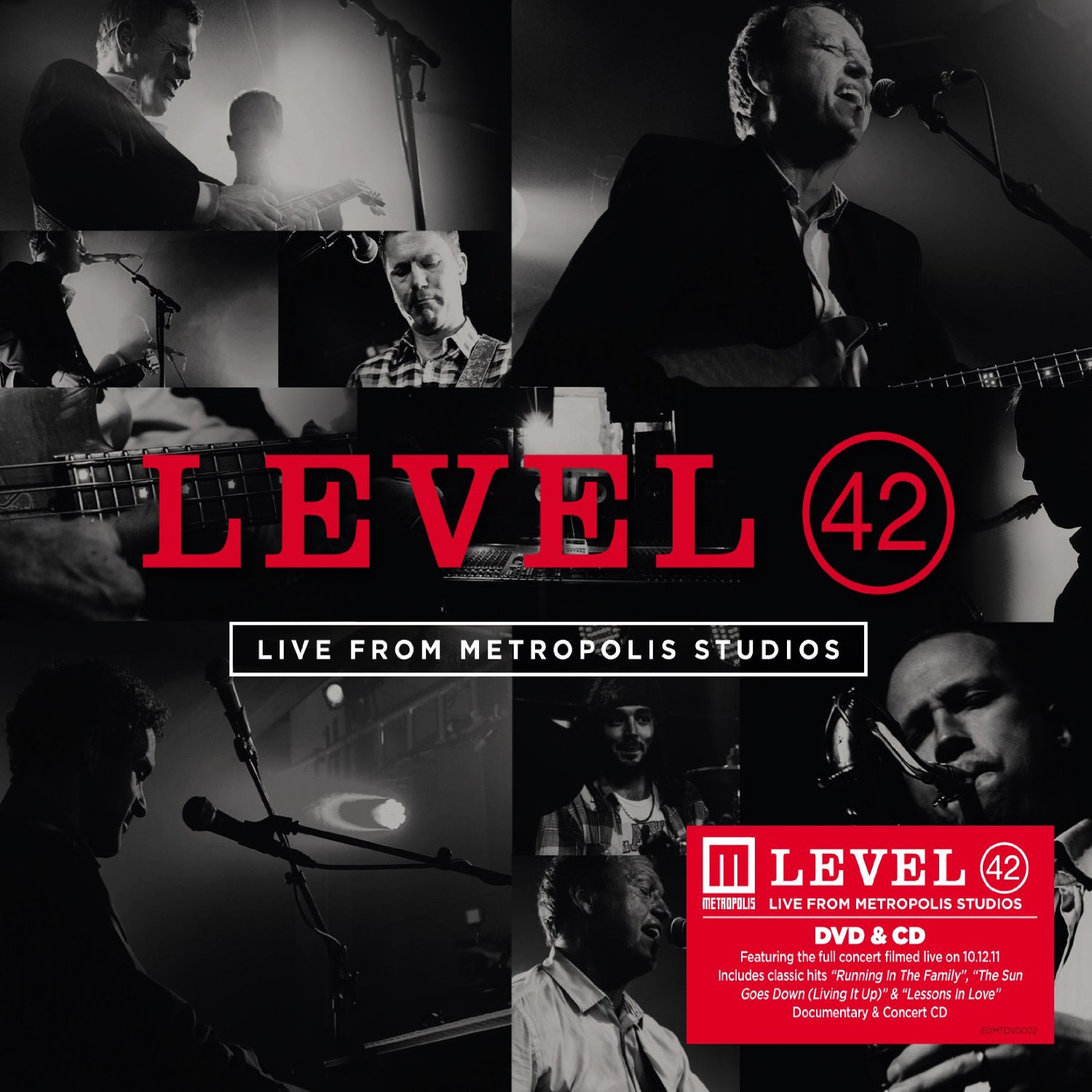 LEVEL 42 - Live From Metropolis Studios cover 