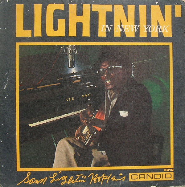 LIGHTNIN' HOPKINS - Lightnin' In New York cover 