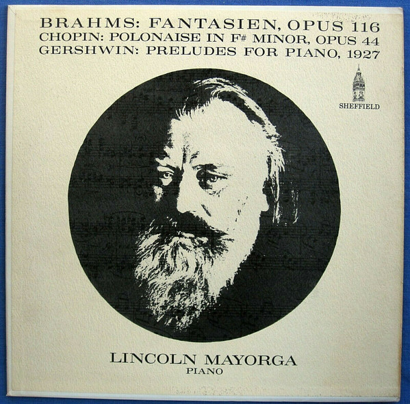 LINCOLN MAYORGA - Brahms Fantasien Opus 116 /Polonaise In F# Minor, Opus 44 / Preludes For Piano, 1927 cover 
