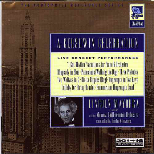 LINCOLN MAYORGA - Lincoln Mayorga, Moscow Philharmonic Orchestra : Rhapsody in Russia: A Gershwin Celebration cover 