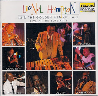 LIONEL HAMPTON - Lionel Hampton And The Golden Men Of Jazz : Live At The Blue Note cover 