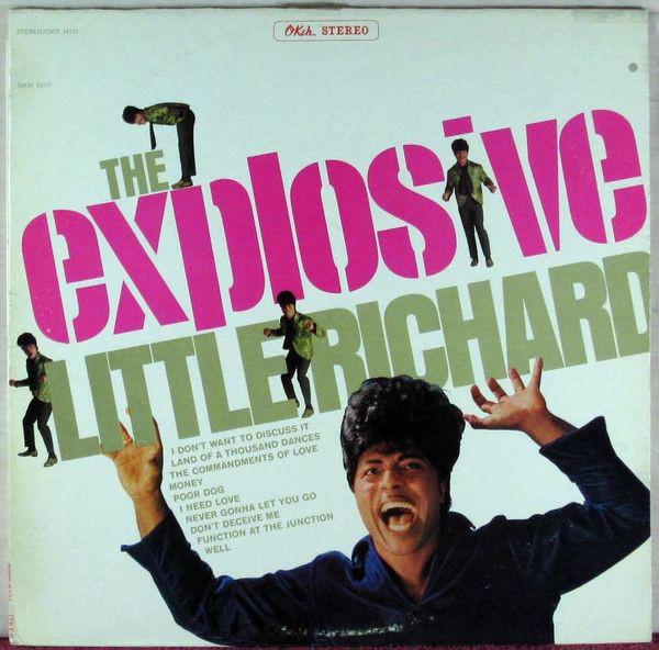 LITTLE RICHARD - The Explosive Little Richard cover 