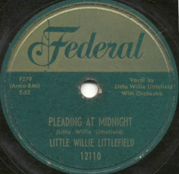 LITTLE WILLIE LITTLEFIELD - KC Loving / Pleading at Midnight cover 
