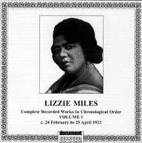 LIZZIE MILES - Complete Recorded Works, Vol. 1 (1922-23) cover 