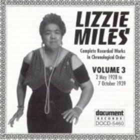 LIZZIE MILES - Complete Recorded Works, Vol. 3 (1928-39) cover 