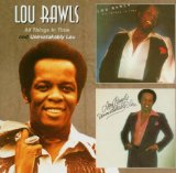 LOU RAWLS - All Things in Time / Unmistakably Lou cover 