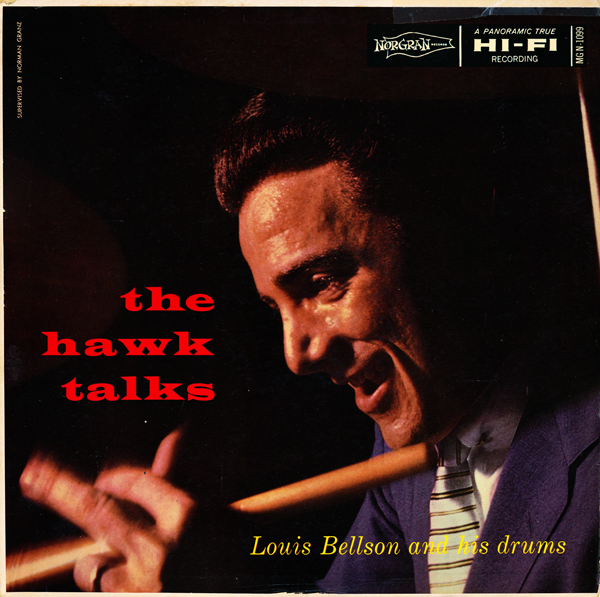 LOUIE BELLSON - The Hawk Talks cover 