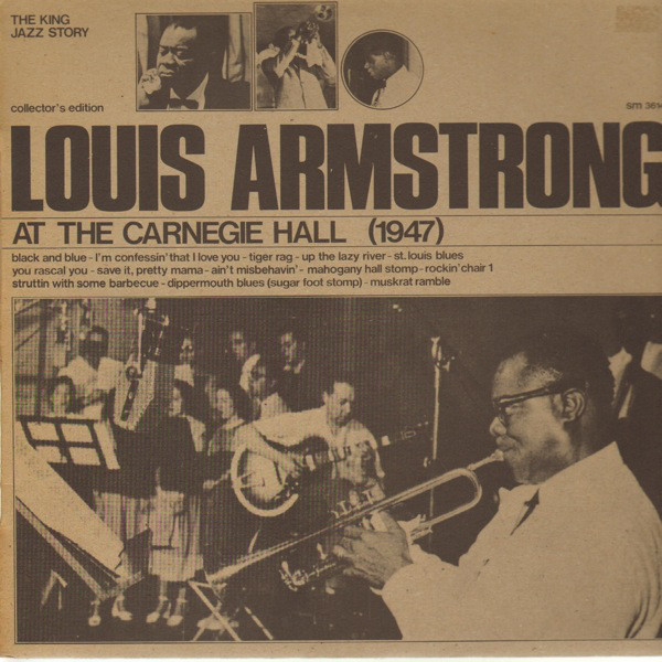 LOUIS ARMSTRONG - At The Carnegie Hall cover 