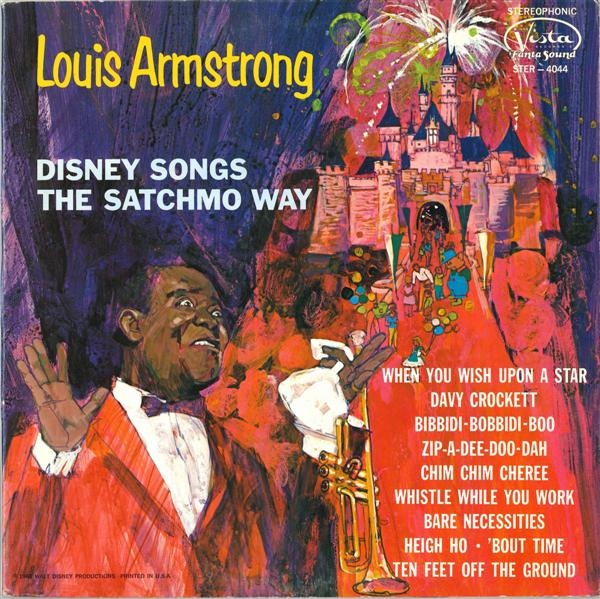 LOUIS ARMSTRONG - Disney Songs the Satchmo Way cover 