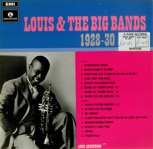 LOUIS ARMSTRONG - Louis & The Big Bands: 1928-30 cover 
