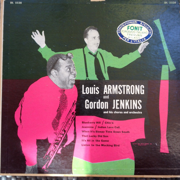 LOUIS ARMSTRONG - Louis Armstrong And Gordon Jenkins cover 