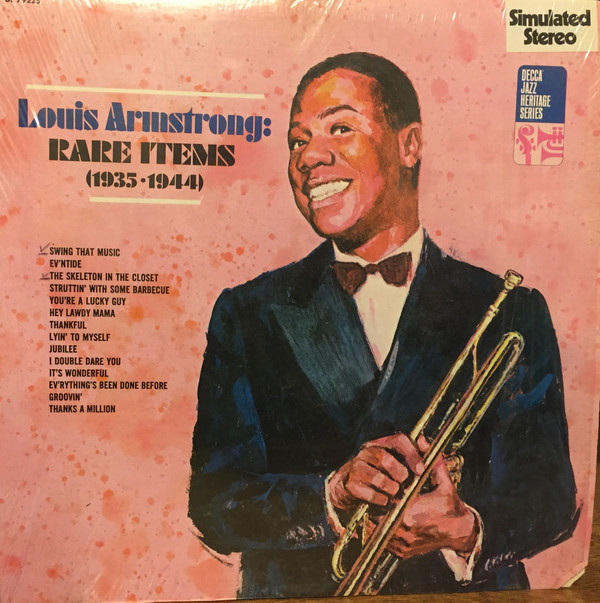 LOUIS ARMSTRONG - Rare Items (1935-1944) (aka (1935-44) - Swing That Music) cover 