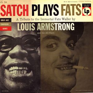 LOUIS ARMSTRONG - Satch Plays Fats: A Tribute to the Immortal Fats Waller cover 