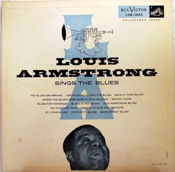 LOUIS ARMSTRONG - Sings The Blues cover 