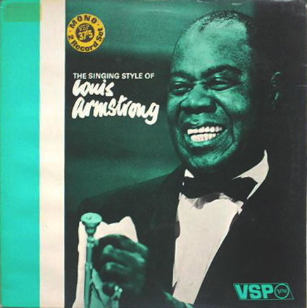 LOUIS ARMSTRONG - The Singing Style of Louis Armstrong cover 