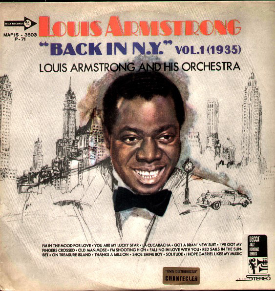LOUIS ARMSTRONG - Back In N.Y. Vol.1 (1935) cover 