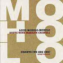 LOUIS MOHOLO - Louis Moholo-Moholo Duets With Marilyn Crispell ‎: Sibanye (We Are One) cover 