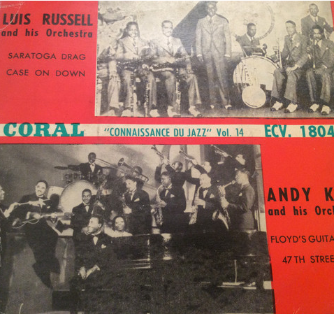 LUIS RUSSELL - Luis Russell And His Orchestra / Andy Kirk And His Orchestra : Connaissance Du Jazz Vol .14 cover 