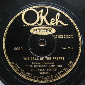 LUIS RUSSELL - The Call of the Freaks / It's Tight Like That cover 