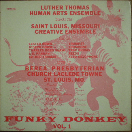 HUMAN ARTS ENSEMBLE (LUTHER THOMAS) - Funky Donkey Vol. 1 (aka Luther Thomas Creative Ensemble – Funky Donkey) cover 