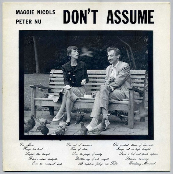 MAGGIE NICOLS - Maggie Nicols & Peter Nu : Don't Assume cover 