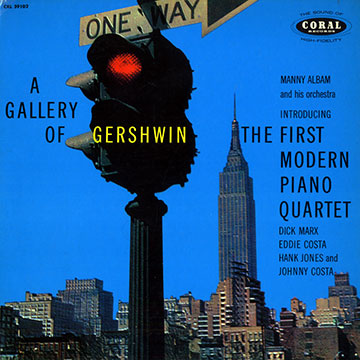 MANNY ALBAM - A Gallery Of Gershwin. The First Modern Piano Quartet cover 