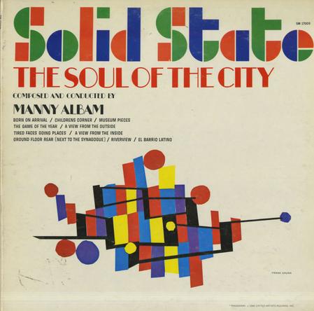 MANNY ALBAM - The Soul of the City (aka Sketches From The Book Of Life) cover 