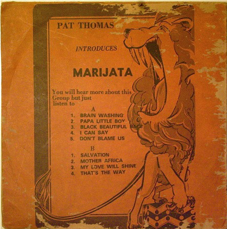 MARIJATA / PAT THOMAS - Pat Thomas Introduces Marijata cover 
