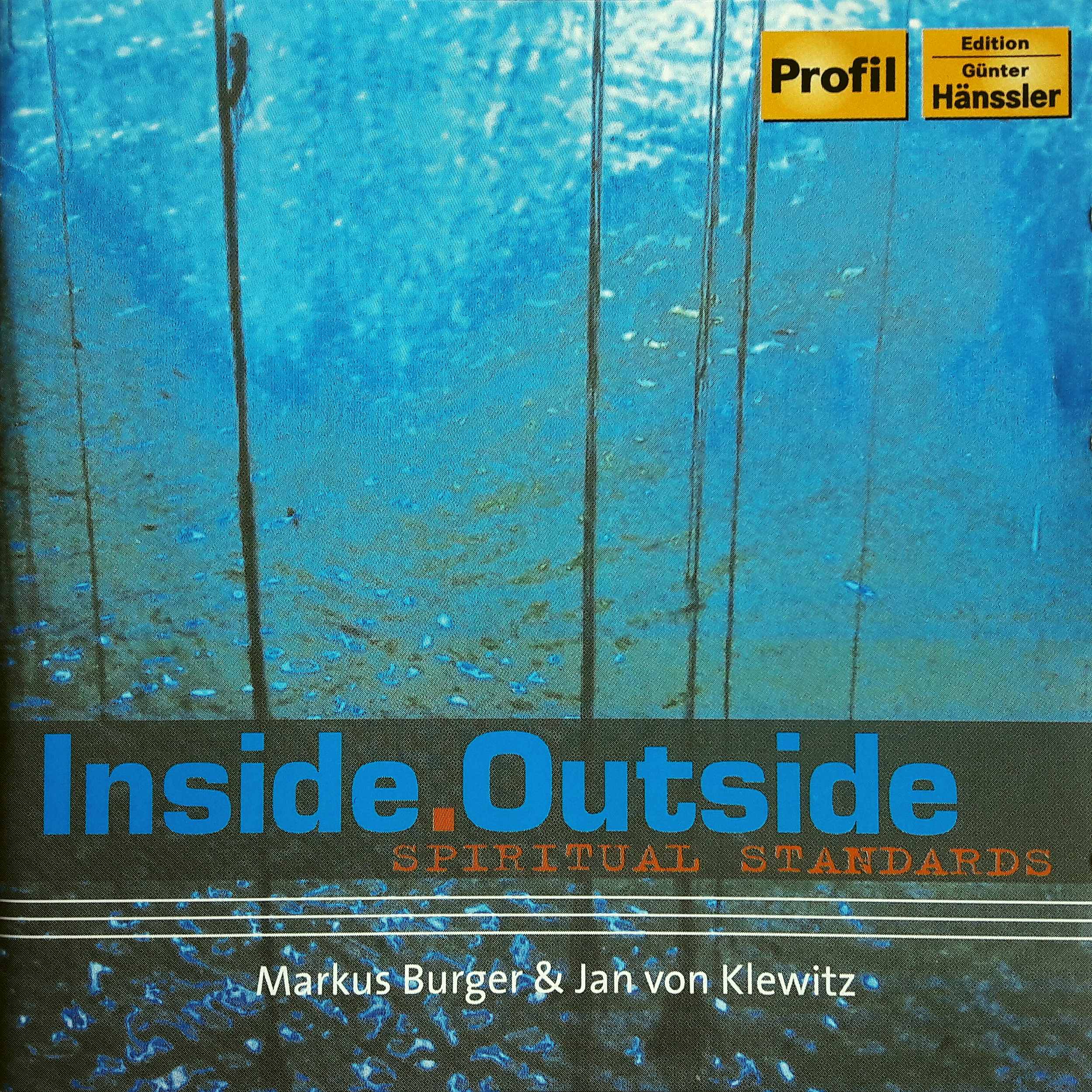 MARKUS BURGER - Markus Burger & Jan von Klewitz : Spiritual Standards  Tertia - Inside.Outside cover 