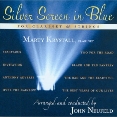 MARTY KRYSTALL - Silver Screen in Blue cover 