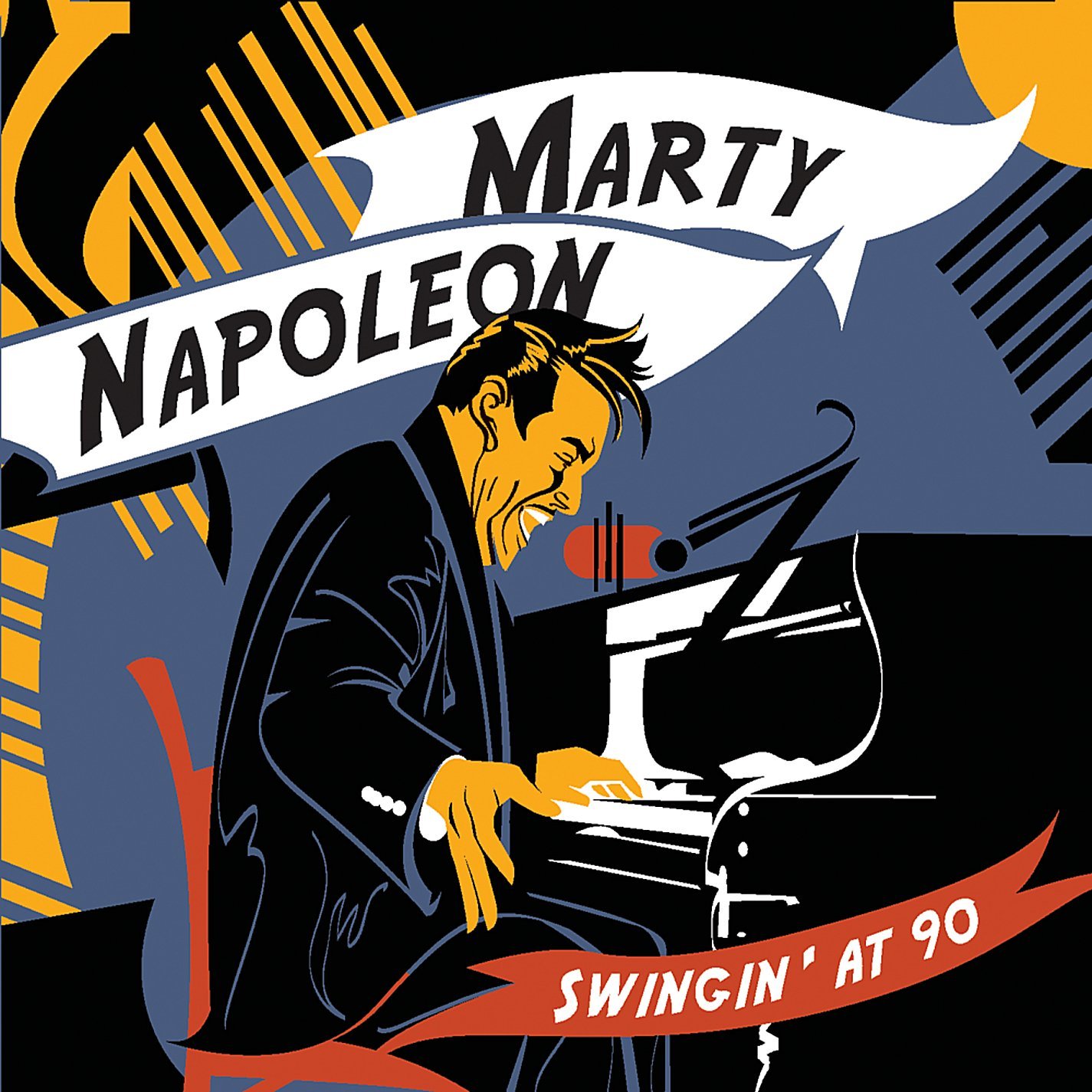 MARTY NAPOLEON - Swingin at 90 cover 