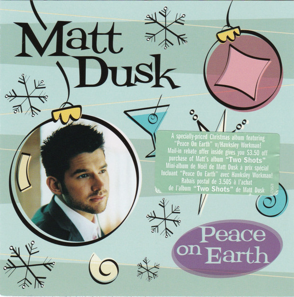 MATT DUSK - Peace on Earth cover 