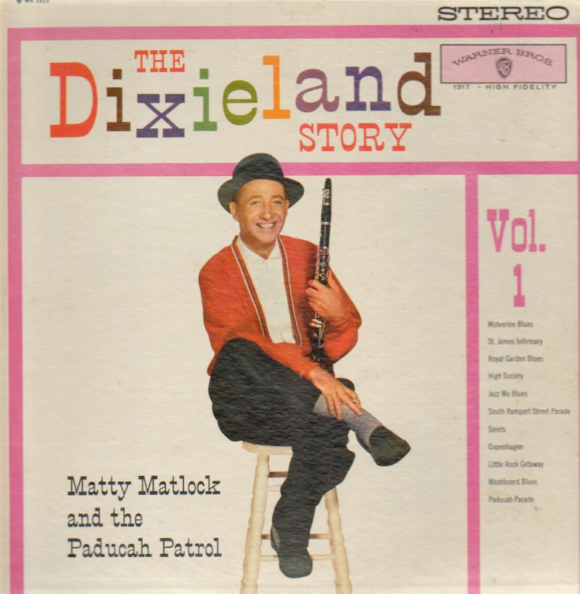 MATTY MATLOCK - The Dixieland Story Vol.1 cover 
