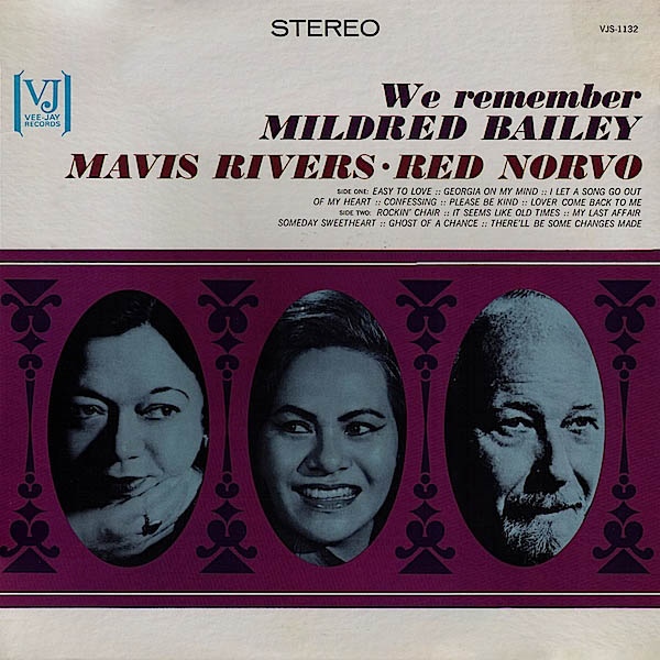 MAVIS RIVERS - We Remember Mildred Bailey cover 