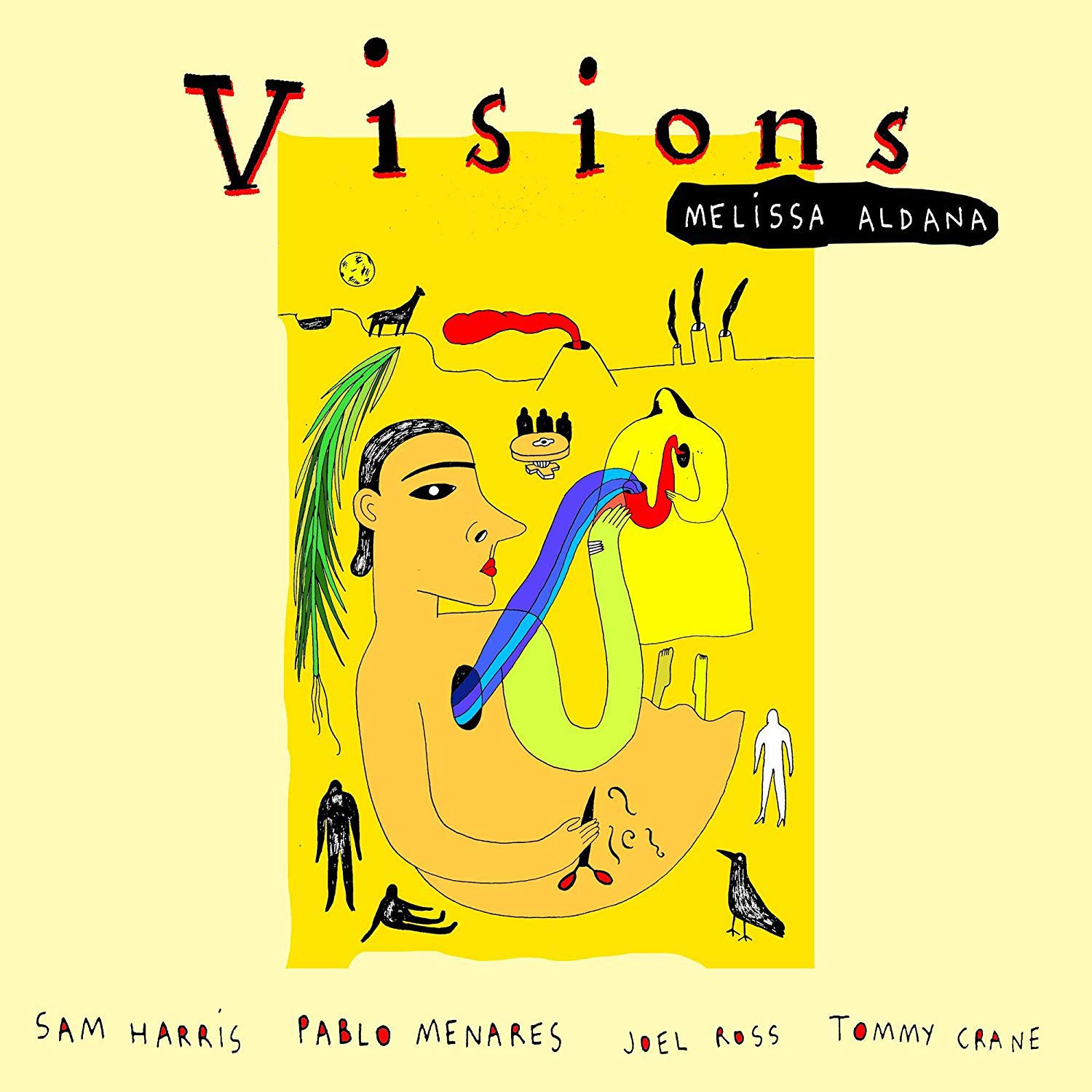 MELISSA ALDANA - Visions cover 