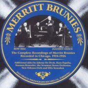 MERRITT BRUNIES - Complete Recordings Of Merritt Brunies - Recorded in Chicago 1924-1926 cover 