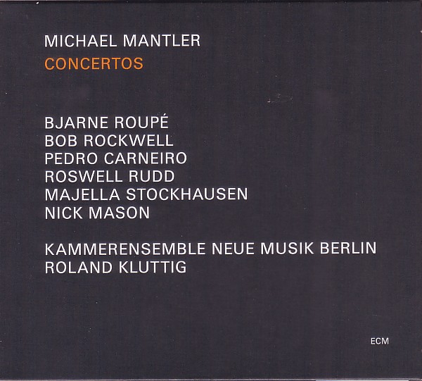 MICHAEL MANTLER - Concertos cover 
