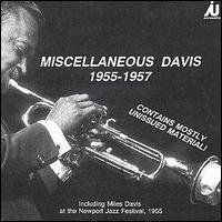 MILES DAVIS - Miscellaneous Davis 1955-57 cover 