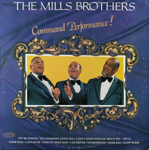 THE MILLS BROTHERS - Command Performance! cover 
