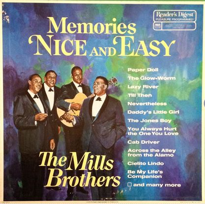 THE MILLS BROTHERS - Memories Nice And Easy cover 