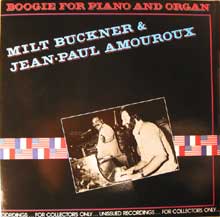 MILT BUCKNER - Boogie For Piano And Organ cover 