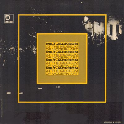 MILT JACKSON - At the Museum of Modern Art cover 