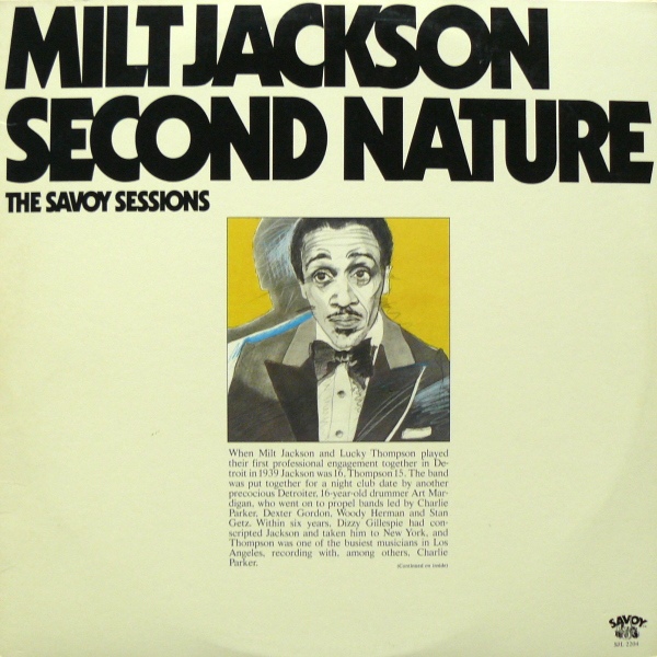 MILT JACKSON - Second Nature cover 