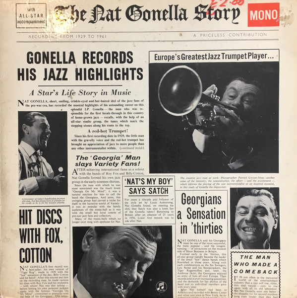 NAT GONELLA - The Nat Gonella Story cover 