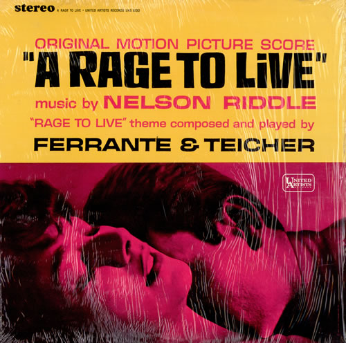 NELSON RIDDLE - A Rage To Live cover 