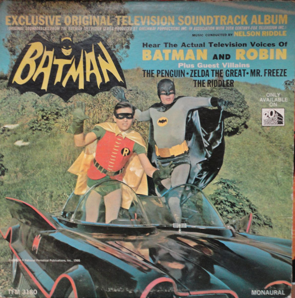 NELSON RIDDLE - Batman (Exclusive Original Television Soundtrack Album) cover 