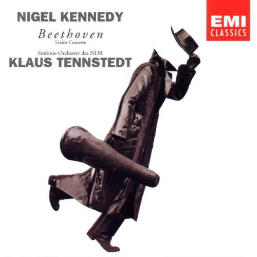 NIGEL KENNEDY - Beethoven: Violin Concerto; Bach Partita No. 3, Sonata No. 3 (Sinfonie-Orchester des NDR feat. conductor: Klaus Tennstedt, violin: Nigel Kennedy) cover 
