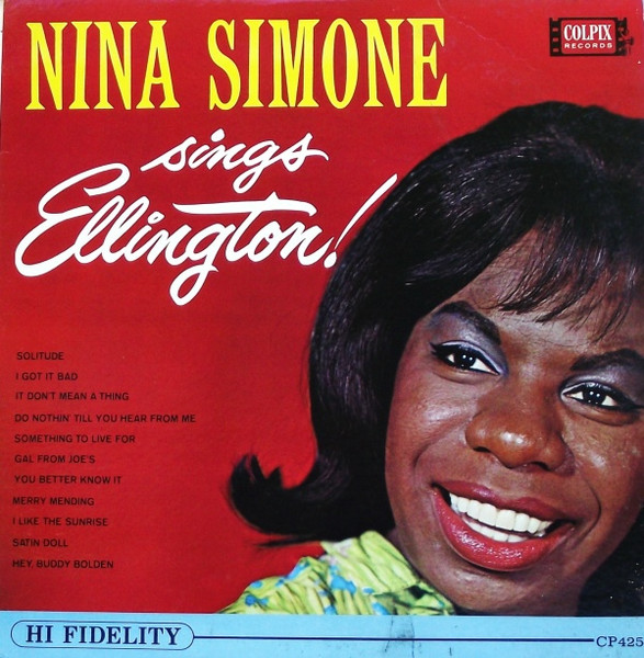 NINA SIMONE - Nina Simone Sings Ellington cover 