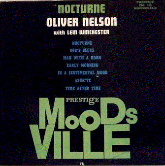OLIVER NELSON - Nocturne (With Lem Winchester) cover 