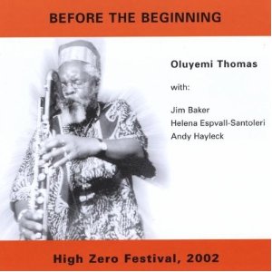 OLUYEMI THOMAS - Before The Beginning cover 